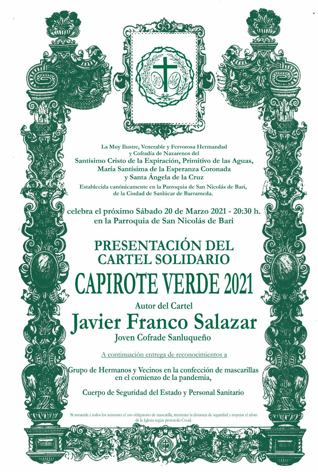 Presentacin del Cartel Capirote Verde 2021